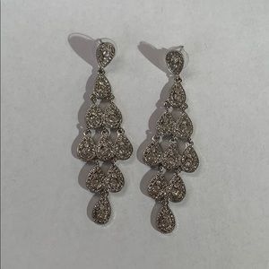 Silver earrings
